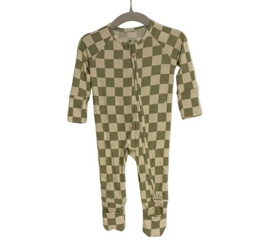 Flip Foot Sleeper | Sage Check