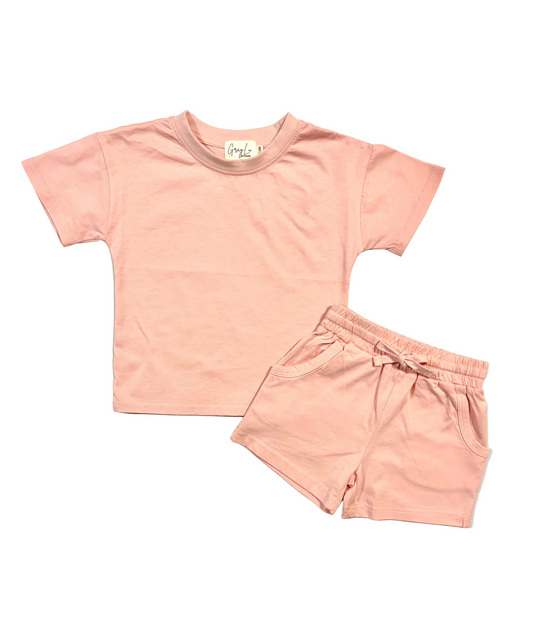 Short Set - Cotton| Pink