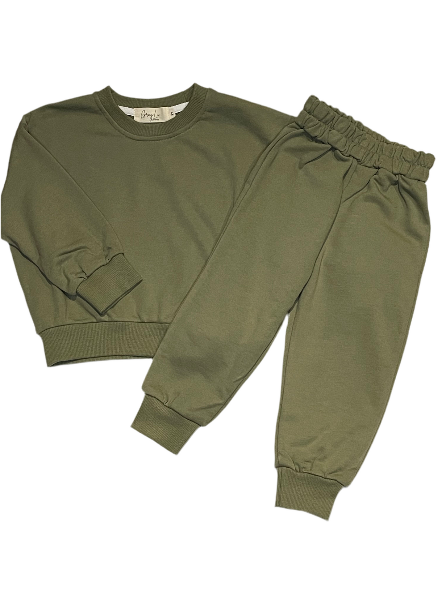 Matching Set - Cotton - Olive