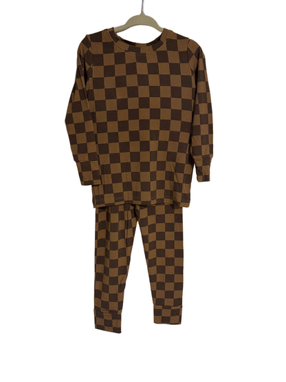 Two Piece Set | Chocolate Check
