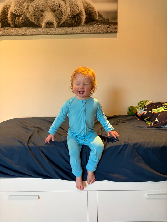 Flip Foot Sleeper | Bright bLUe