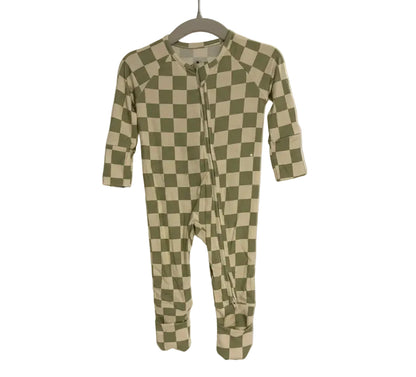 Flip Foot Sleeper | Sage Check