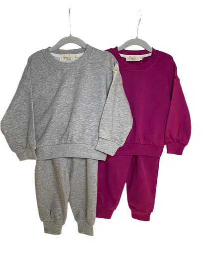 Matching Set - Cotton - Pebble