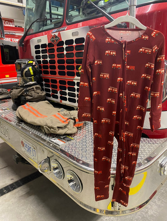 Flip Foot Sleeper |  Firetruck Rescue