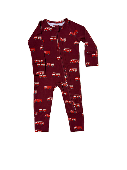 Flip Foot Sleeper |  Firetruck Rescue