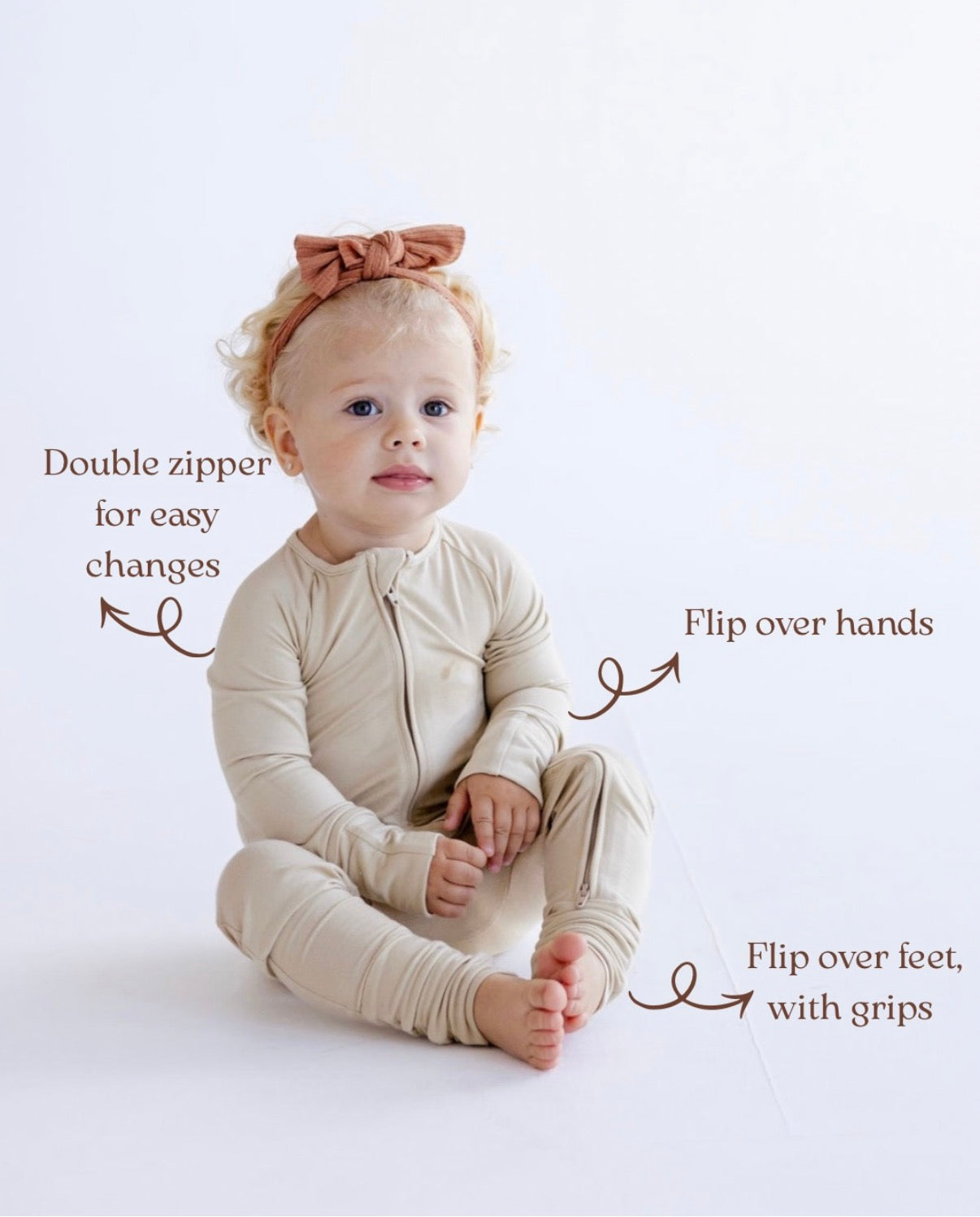 Flip Foot Sleeper | Maple Oat